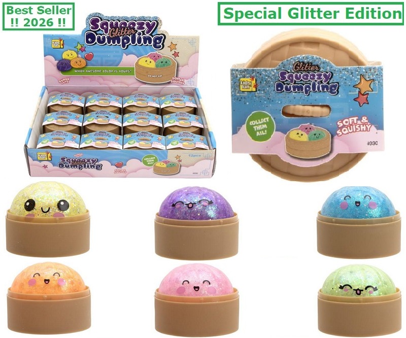 Surprise Squishy Dumpling Glitter
